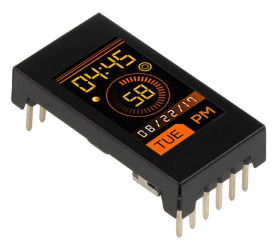 Moduł wyświetlacza LCD 0.9cal Transmisywny TFT 80 x 160pikseli LED Backlight 1-Wire, I2C, SPI, TTL I/F 4D Systems