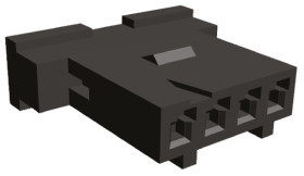 Obudowa złącza 4-pinowe -rzędowe raster: 2.54mm TE Connectivity Montaż na kablu