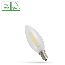 LED ŚWIECOWA E-14 230V 4W COG NW CLEAR SPECTRUM