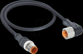 1210 1206 04 L2 002 0,3M sensor Cable, M12, 4 pin, male &gt; female, 0,3 m