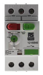 RS PRO Bezpiecznik automatyczny ochronny silnika 0.25A, 0.4 A MS32 Wyłącznik 690V