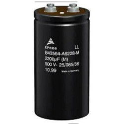 Kondensator 33000μFmontażśrubowy EPCOS roztaw: 31.7mm 76.9 x 105.7mm