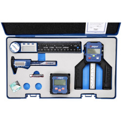 Dasqua 8300-0095 Digital Measuring Set: Level Gauge Caliper Ruler