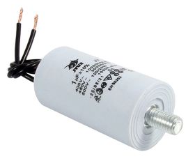 KONDENSATOR ROZRUCHOWY 1uF/450V Z PRZEWODAMI