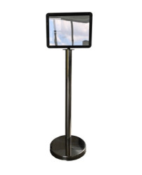 Rama oznakowania do słupków odgradzających Ramka informacyjna Czarny