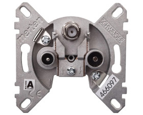 Merten Gniazdo antenowe potrójne R/TV/SAT końcowe MTN466097