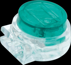 2003C241 Single-core connectors, gel-filled, green, 0.4 - 0.9 mm, 100 pcs