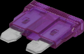 Automotive flat fuse, 3 A, violet