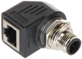 Adapter kątowy M12D-W/RJ45-G