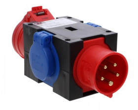 Rozdzielnica przenośna PIESZYCE 16A/5P 2xGS IP44 9430003W