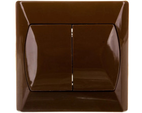 AKCENT Łącznik świecznikowy brązowy ŁP-2A/24