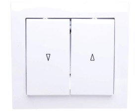 KIER Łącznik żaluzjowy biały ŁP-7W/00