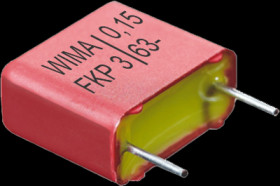 FKP film capacitor, 100 pF, ±10 %, 630 V (DC), PP, 7.5 mm, FKP3J001002B00KSSD