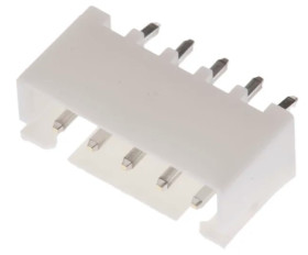 Wtyk PCB 5-pinowe raster: 2.5mm -rzędowe RS PRO Przewlekany Męski 3A 250V