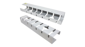 Under Desk cable orginiser Sliver 2 pack