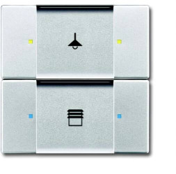 Busch-Jaeger 6126/02-83 2CKA006116A0185 Moduł wejściowy aluminium (ral 9006), aluminiowy 1 szt.