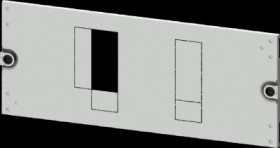 Aperture, rectangular, sheet steel, (W x H x D) 600 x 200 x 10 mm, light gray, 8PQ2020-6BA37