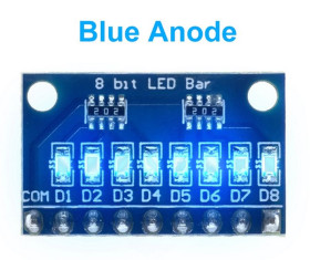 MODUŁ 8X LED 3-24V NIEBIESKI WSPÓLNA ANODA (ARD-LEDBAR-BA)