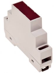 Z105JFcz Obudowa na szyne DIN z filtrem czerwonym 17x90x65