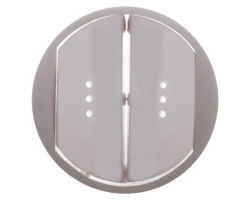 CELIANE Klawisz podwójny łącznika z podświetleniem biały 068004