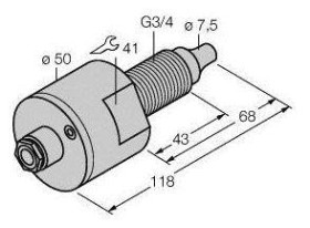 Turck Czujnik zanurzeniowy FCS-GL3/4A4-NAEX0/D024 6870481 1 szt.