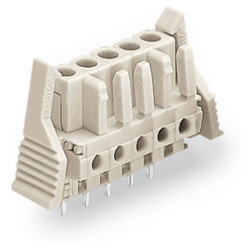 WAGO 722-134/039-000 Female MCS-MIDI 4P 5mm Locking Straight Solder Pin