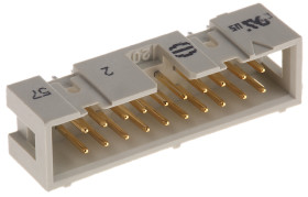 Wtyk PCB 20-pinowe raster: 2.54mm 2-rzędowe HARTING Przewlekany 1.0A