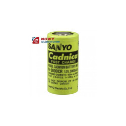Akumulator do pakietu C N3000CR SANYO 1,2V 3000mAh Ni-CD R14