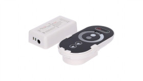 Sterownik Led Mono 1X18a Touch Czarny Komplet Pilot+Uchwyt 12-24V Prescot