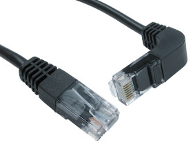 Kabel Ethernet Cat5e długość 1m Z zakończeniem RS PRO PVC l. żył: 8 średnica 4.7mm