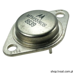 MTM55N08 N-FET I=55A U=80V R=0.04 Ohm TO3 NEC BULK