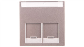 Merten System M Płytka Centralna Podwójna Gniazda Komputerowego Rj45...