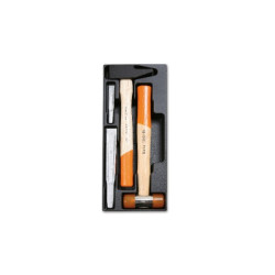 Plastikowy podajnik, Plastik, do uzytku z: Dłuta płaskie, młoty