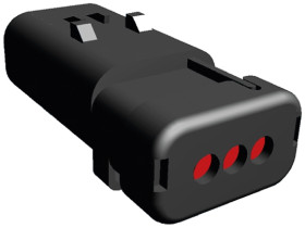 Złącze samochodowe 3-pinowe TE Connectivity -rzędowe Męski AMPSEAL 16 Montaż na zacisku Obudowa złącza samochodowego