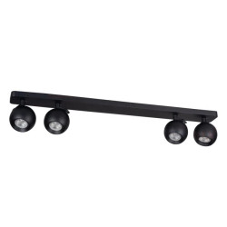 Oprawa ścienno-sufitowa PAR16 GU10 4 x 35W GALOBA EL-4I B czarny 33681