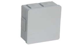 Puszka Natynkowa Pusta 6 Wlotów Viplast Vp-02 Klik Szara Ip55 86X86x40mm 002-03