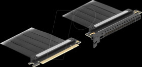 81508 Riser Card PCI Express 4.0 x16 male to x16 slot with cable 30 cm