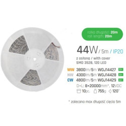 Taśma LED IP44 600SMD3528 2Y ciepła 20m SPEC 57225