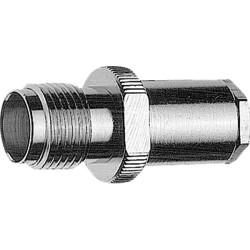 Teleg&#xE4;rtner 100023791 TNC Connector Socket 50 &#x3A9; built-in threaded coupling