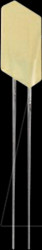 1533UYD/S530-A3 LED, rectangular, 2.4x5 mm, wired, yellow, 20 mcd, 180°