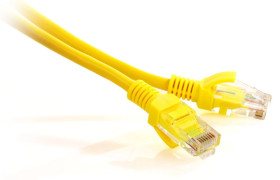 Patchcord skrętka kat. 5e UTP, 0,5m, żółty (GF-PC5EUTP-0.5Y) GETFORT