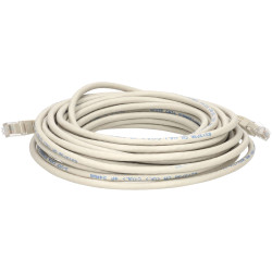 TruConnect TRUP610.0GY 10mtr CAT 6 UTP PVC Full Copper Patch Lead - Grey