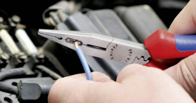 Szczypce do przewodów Knipex 13 02 160 SB 160 mm 1 szt.