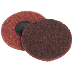 Sealey PTCQC75M Quick Change Preparation Pad &#xD8;75mm Medium Pack of 10