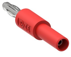 Adapter do wtyków, rodzaj: Żeńskie do męskiego, 10A, Czerwony, 30/60V ac/dc