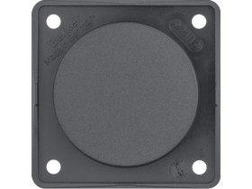 Integro Flow Zaślepka z płytką nośną antracyt 945162505 HAGER