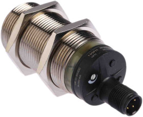 Pojemnościowy czujnik zbliżeniowy M30 x 1.5 RS PRO 5616 10 mm Montaż wpuszczany długość 79 mm Gwintowany 15mA NPN 1000 V