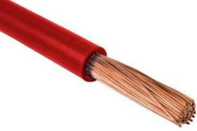 Lgy 0,35mm 300V AWG022/0 przewód instalacyjny linka - czerwony