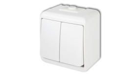 Junior Łącznik Świecznikowy Biały Ip54 Whe-2