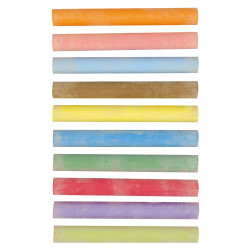 Giotto 539000 Robercolor Blackboard Chalk - Assorted Box 100